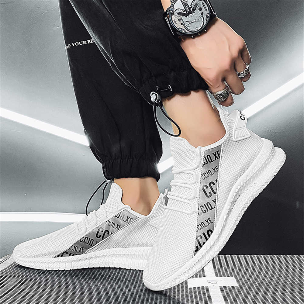 Fashion Road High Sole White Shoes Casual Man Mules Men's Sneakers Size 45 Black Tennis For Men Sport Low Cost Sneekers Model Tene