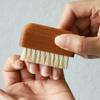 Nail Accessories Nail Cleaning Brush Finger Polishing Dust Clean Pig Bristle Nail Dust Brush  Girls