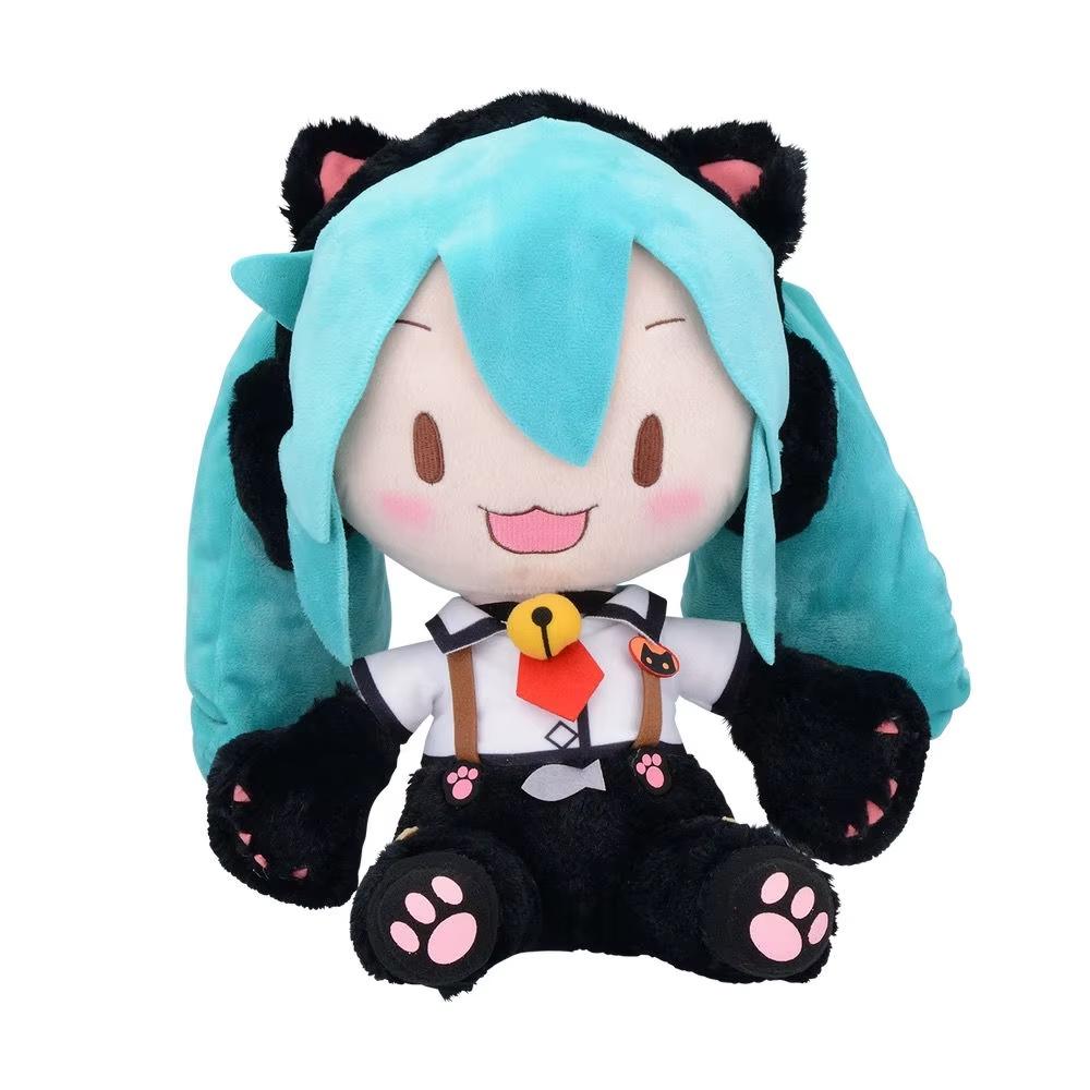 Authentic Bilibili Spot Hatsune Miku Miku Doll Fufu Plush Doll White Spotless Cherry Blossom Sky Cute Plush Toy Collection Gifts