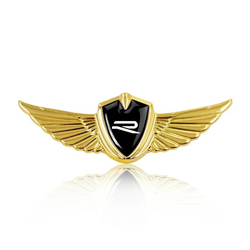 3D Metal Wings Badge Car Side Marker Window Trunk Sticker Decal For VW Volkswagen GTI R Rline Golf Beetle Passat Sharan Jetta zh5