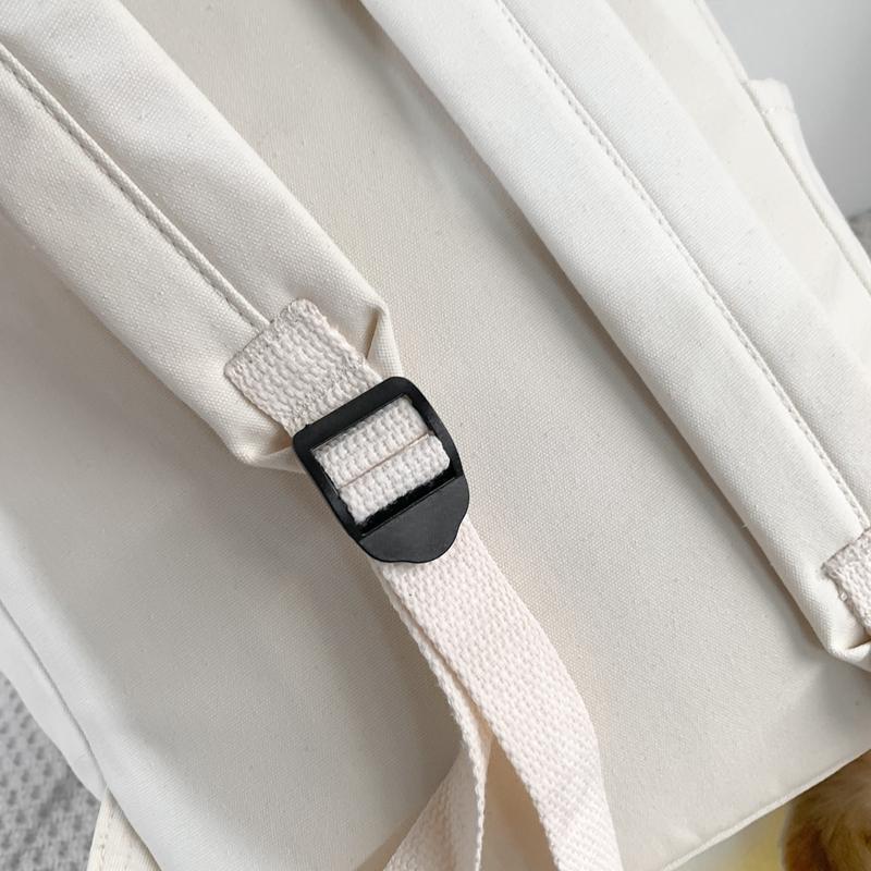 Рюкзак из холста для женщин, школьных подростков, студенческий ретро-рюкзак для занятий