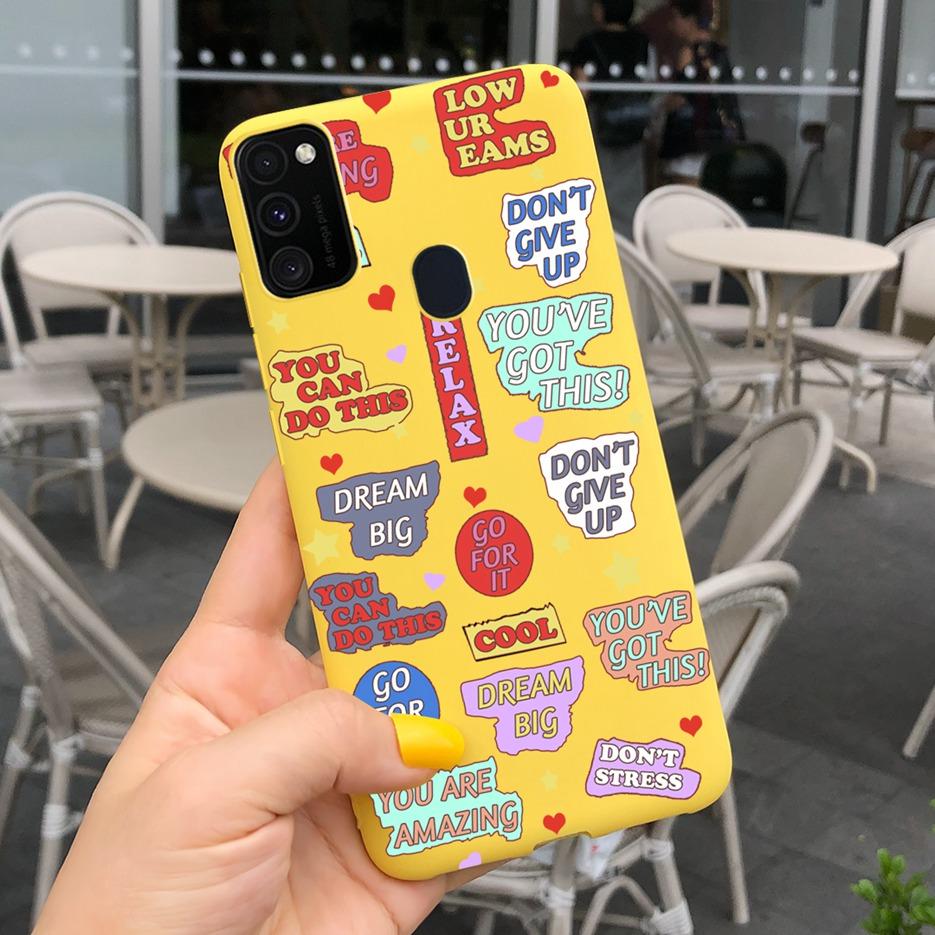 Чехол для Samsung Galaxy M30s Samsung M21 M31 M51 Роскошный Чехол с Конфетным Рисунком Для Samsung Galaxy M21s M30s M 21 31 51 Чехлы Fundas