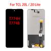ЖК-дисплей для TCL 20L T774H T774B, сенсорный экран для TCL 20 Lite, ЖК-дисплей, дигитайзер сенсорного экрана, полная замена в сборе
