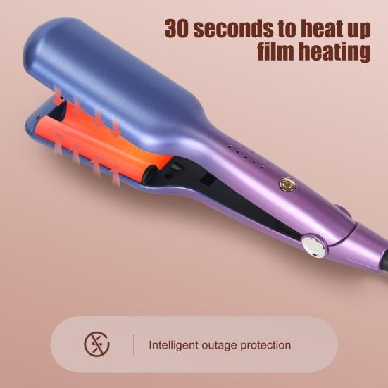 25/32MM Egg Roll Curling Iron 5 Temperature Adjustable French Wave Hair Curler Quick Heating Electric Hair Crimper Waver Women Wavy Hair Curling Wand