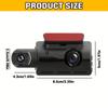 1080P HD HD Car DVR Driving Recorder Dual Lens Vehicle Wide Angle Dash Broad Camera Night Vision Dashboard Camera For Parking Monitoring Dash Cam