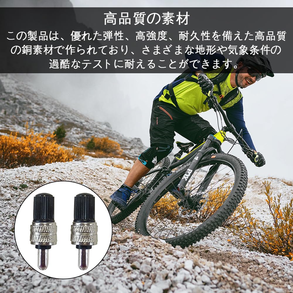 Bicycle Bicycle Valve Set of No Bug Rubber German Heat Easy To Easy To Strong For Bicycles Valve, Core, 10, Required, Style, Convenient, Durable,