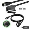 Высокопроизводительная SCART 8-контактная RGBs Аудио Видео Линия Чистая Передача Сигнала ПВХ Изоляция