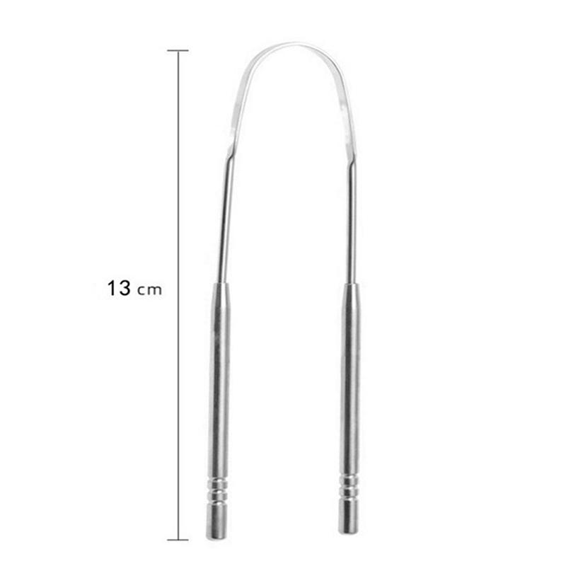 Скребок для языка, скребок для языка из нержавеющей стали, очиститель языка, гигиена полости рта