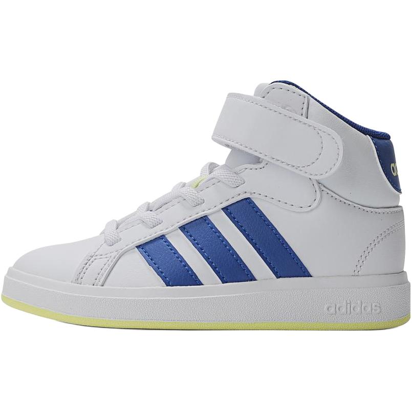 Adidas GRAND COURT Mid top Kids' Skateboarding Shoes White Blue Kids' JR2584