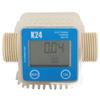 K24 LCD Turbine Digital Diesel Fuel Flow Meter Widely Used for Chemicals Water