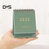 Настольный календарь 2025, ежегодный планировщик, перекидной календарь со спиральным списком дел, органайзер для расписания, домашний офис, школьные принадлежности