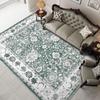 Vintage Area Rugs for Living Room Washable Carpet for Bedroom Dining Room Kitchen Indoor Rugs Soft Machine Washable Floor Mat