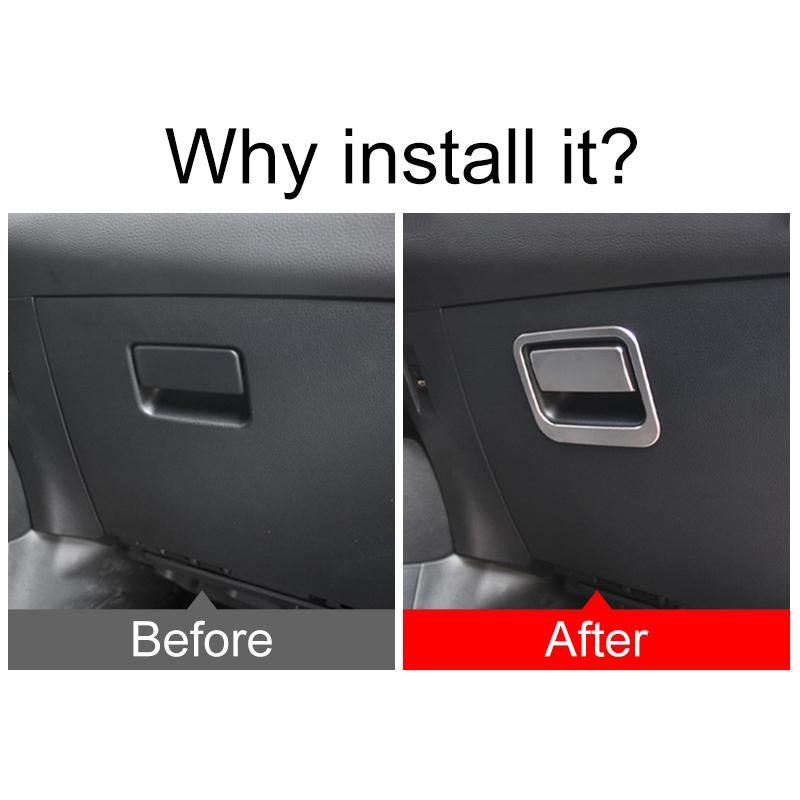 Для Toyota Corolla E210 2019-2022 2023 2024 нержавеющая сталь Car Copilot Storage перчаточный ящик ручка поручень рамка крышка отделка наклейки