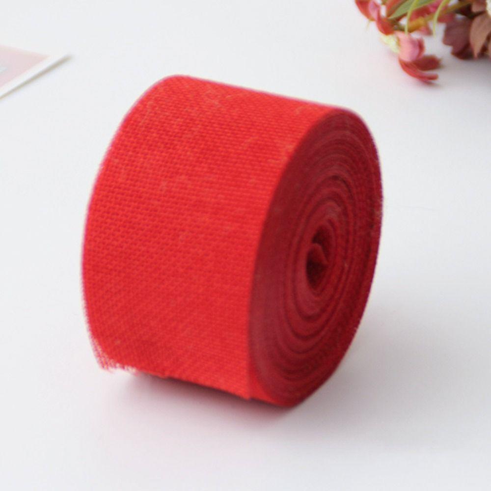 Home Decor Wedding Decoration Bag Wrapping Braided Burlap Ribbon Jute Burlap Ribbon Gift Packing