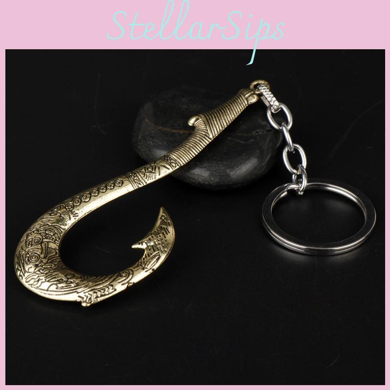 Moana Alloy Keychain Pendant With Vintage Style For Gift And Travel Souvenirs