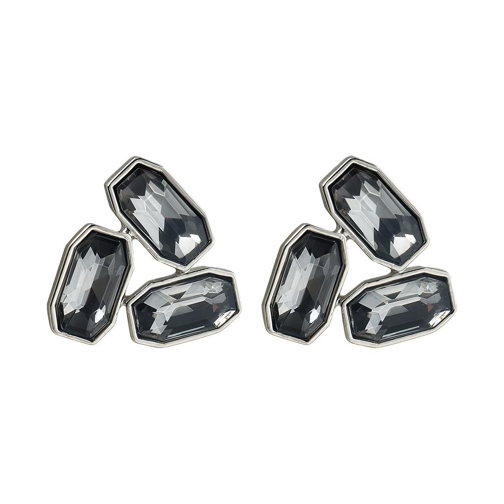 Безопасные, нетоксичные, геометрические, симметричные серьги-гвоздики из цинкового сплава, обеспечивающие комфорт в течение всего дня без раздражения, для различных случаев