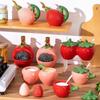 Европейский керамический клубничный кувшин для масла, креативная фруктовая кухонная банка для приправ, банка для соли, сахара, чили, бутылка для соевого соуса, уксуса, новый