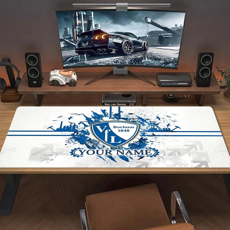 VfL Bochum 1848 Print Cushion Non-slip Laptop Tablet Big Mousepad XXL Mat Mini PC Playmat With Lock edge