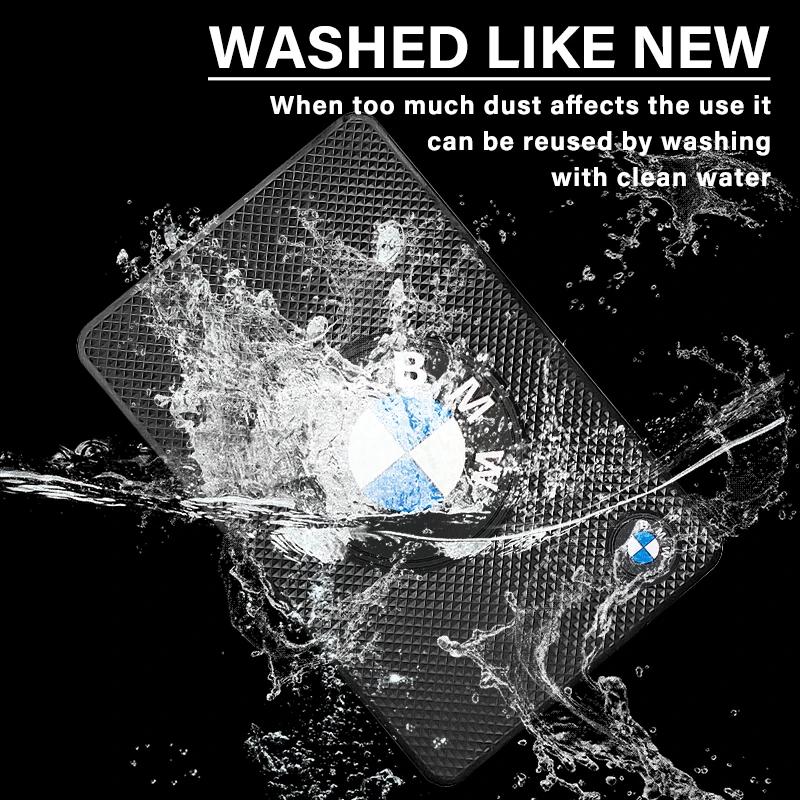 1 шт. Автомобильная эмблема Противоскользящий коврик Держатель для телефона Противоскользящий коврик Автостайлинг Для BMW M Performance M3 M5 M6 F01 F20 F10 F13 F15 F16 F30