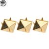 100pcs Square Pyramid Punk Rivets 4 Claw Metal Studs for Bracelets Clothing Shoes Handbag