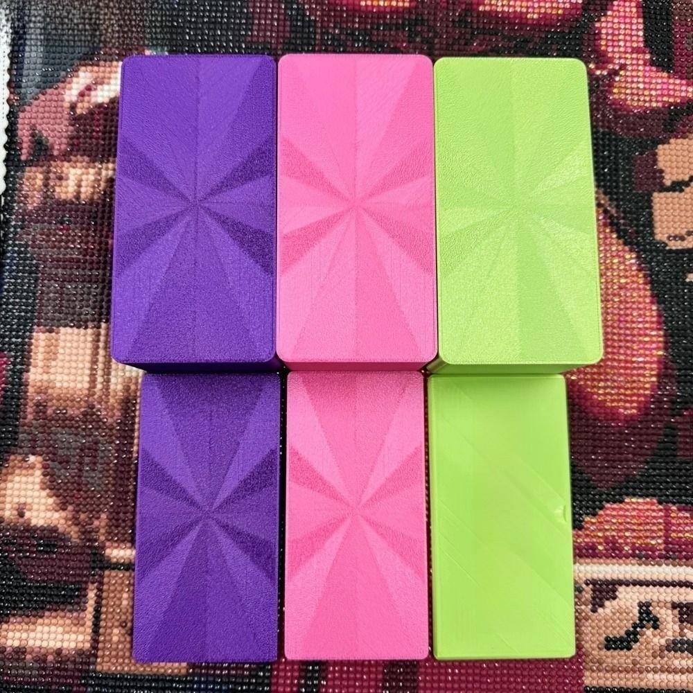 DIY Craft 3D Diamond Painting Wax Box with Lid Embroidery Diamond Painting Pen Containers Colorful Plastic Pencil Case