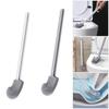 Flexible Bendable Silicone Toilet Brush Bathroom Toilet Cleaning Replacement Brush Toilet Bowl Cleaner Tool Enduring