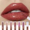 Double Head Lip Glaze Matte Overlapping Pearl Shine Lip Gloss Long-lasting Lip Glaze Highly Pigmented Lipstick Gift for Women