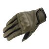 Komine Motorcycle Gloves Protective Goat Leather Large GK-252 Gloves, Olive,