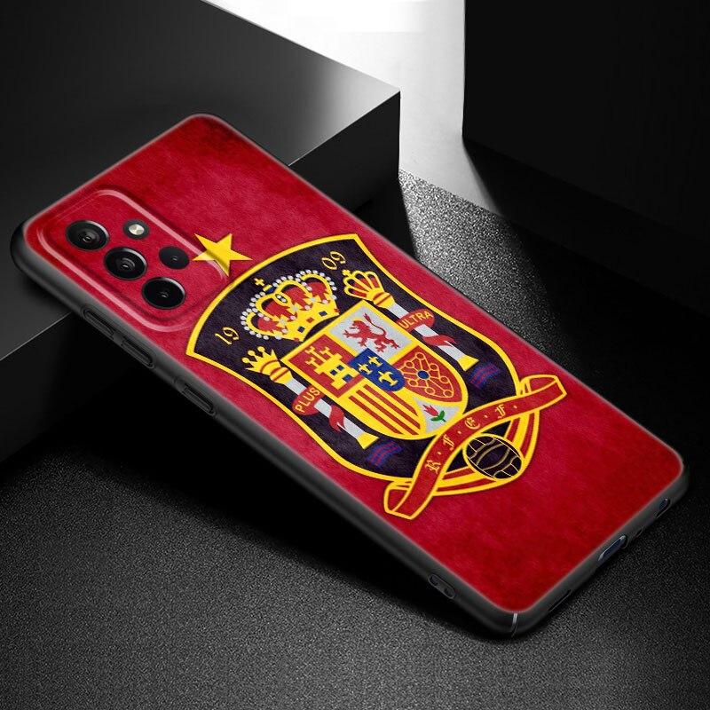 Чехол для телефона с испанским флагом для Samsung Galaxy A21 A30 A50 A52 S A13 A22 A32 A33 A53 A73 5G A11 A12 A31 A51 A70 A71 A72