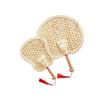 Traditional Summer Household Hand-Woven Large Palm Fan for Children, Babies, and Infants, Durable Banana Leaf Small Fan