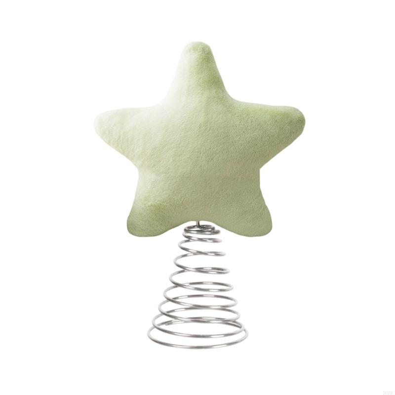 Plush Christmas Tree Tree Star Toppers Stylish Holiday Tabletop Decoration