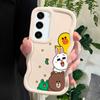 Милый мультяшный мягкий чехол для телефона Samsung Galaxy A52 A73 A12 A11 S24 Ultra 5G S23 S22 S21 S20 FE Wave Edge противоударный защитный резиновый чехол