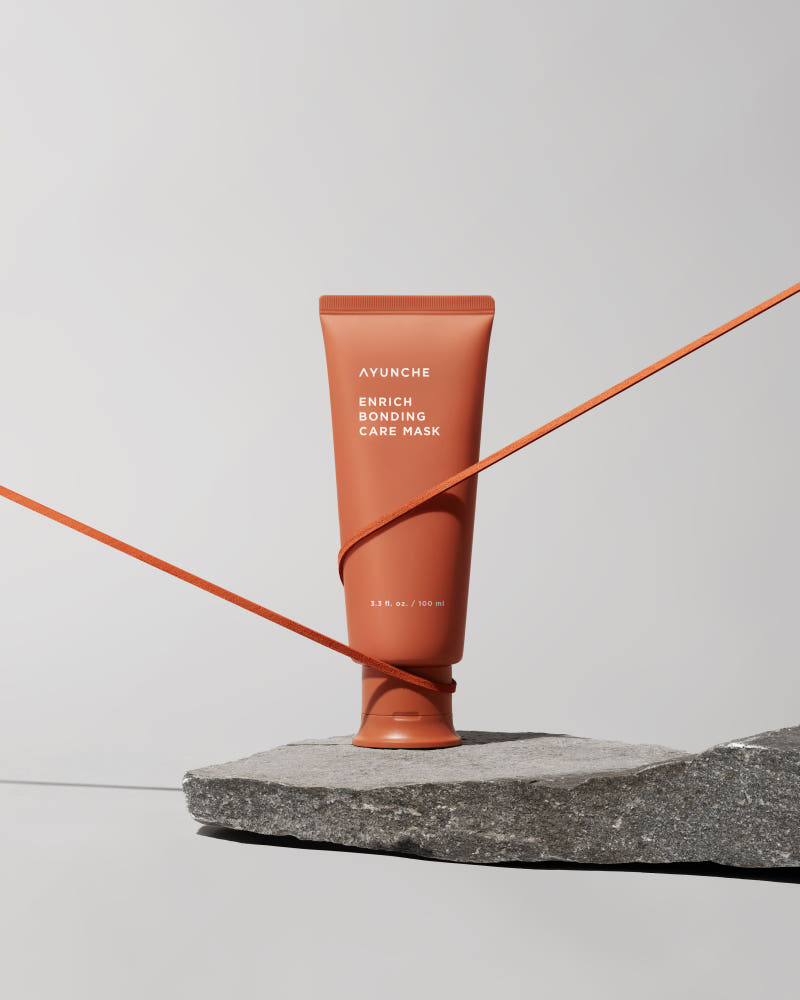 AYUNCHE Маска для укрепления и восстановления волос Enrich Bonding Care Mask 100 мл Корейская маска для восстановления связей в волосах для поврежденных и ломких волос