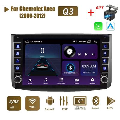 2Din Android стерео радио для Chevrolet Aveo 2006-2012 с кнопочной ручкой мультимедийный видеоплеер GPS-навигация Carplay 2 + 32 ГБ