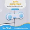 Child Safety Anti-Pinch Door & Drawer Lock - Double Lock Design for Baby Protection
