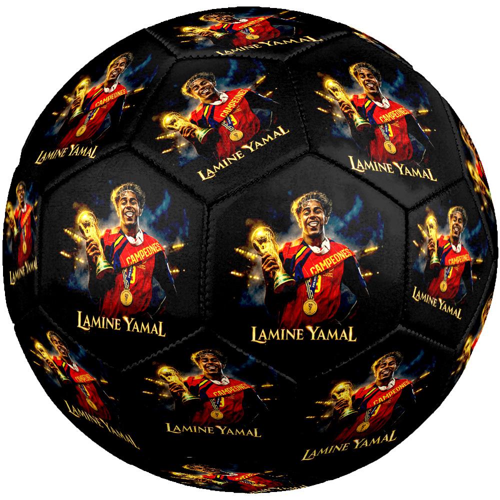 Yamal Size 5 Soccer Ball Machine-Stitched Indoor/Outdoor Training and Matches for Football Accessories Distinctive Home Decor And Party Gift