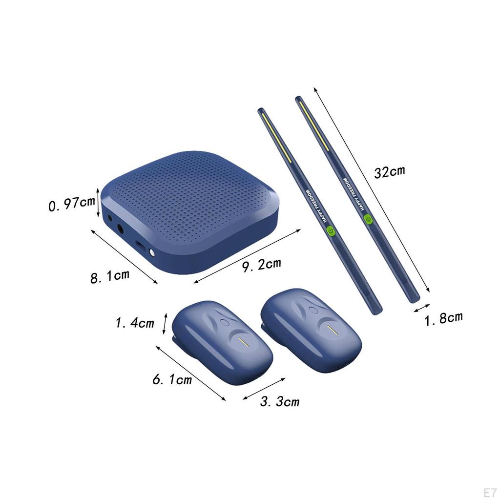 С барабанными палочками, электрический набор, соматосенсорные наборы ударных, электронный портативный набор
