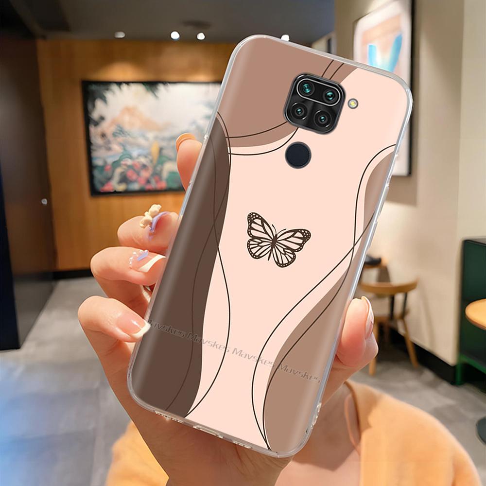 Shockproof Cover For Xiaomi Redmi Note 9 Case Animals Painted Back Cover For Redmi Note 9 Note9 Cases Soft Silicone Bumper Coque