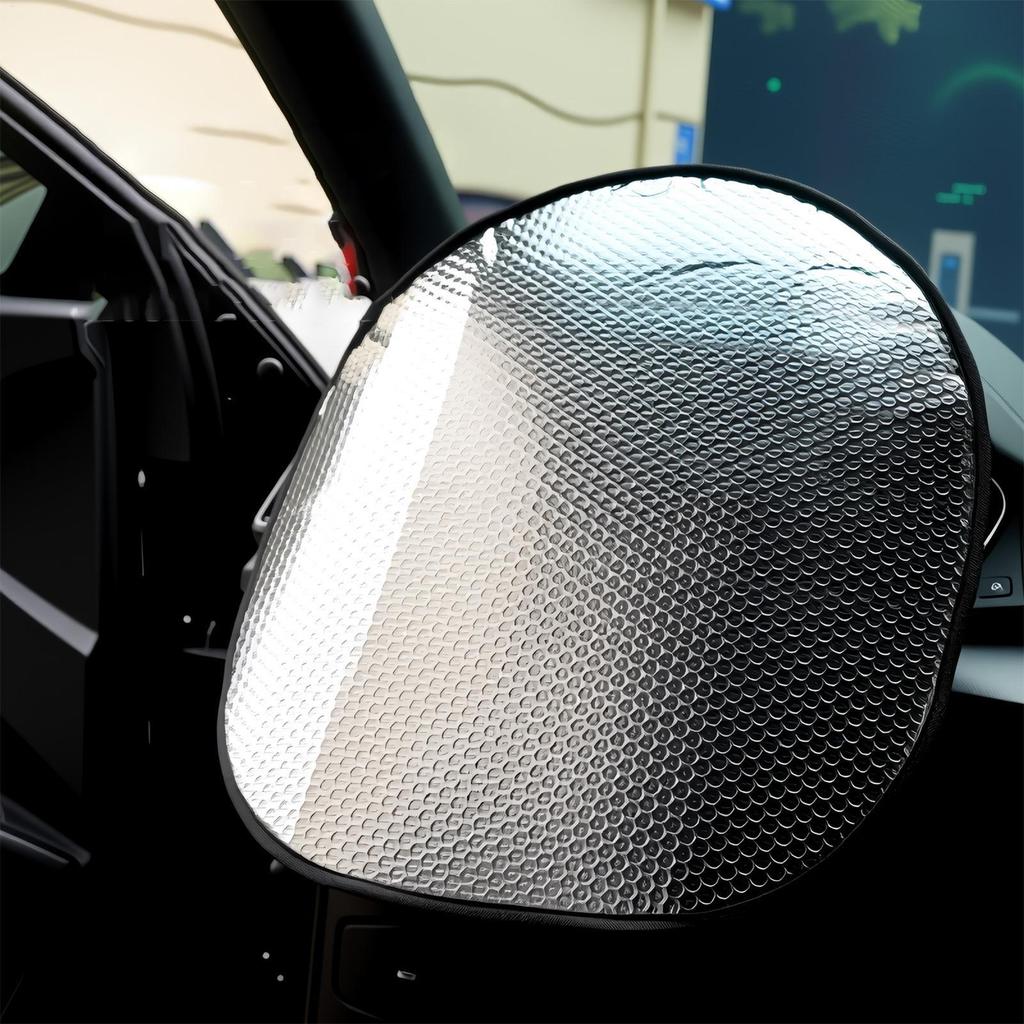 Steering Wheel Sun Cover Foldable Insulation Wrap Waterproof Reflective Steering Wheel Cover For Parking Driving Travel Summer
