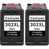 Ink Cartridges - HP - 302 XL - Compatible - Pack of 2 - Black