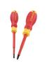 VDE SCREWDRIVER SET 2 PCS PZ2+SL4 - /60-030-0