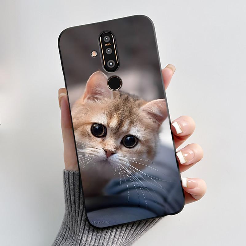 Милый Чехол Для Nokia 8.1 plus/NOKIA X71/Nokia 8/Nokia 8 Sirocco Печатный Корпус Защитная Крышка Мягкий Силикон Мультяшные Чехлы для Телефона