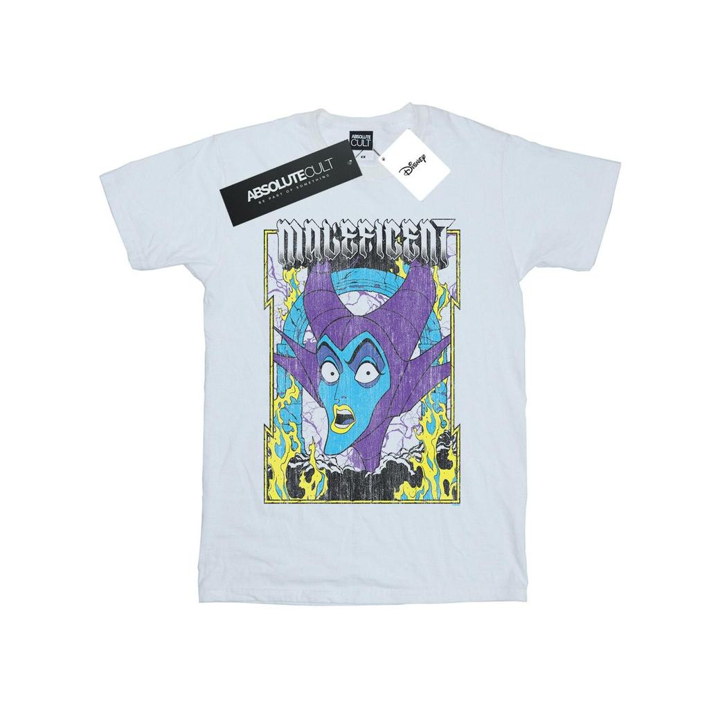 Disney Womens/Ladies Maleficent Poster Cotton Boyfriend T-Shirt