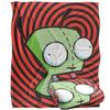 Invader Zim Silky Spiral Gir Supersoft Blanket