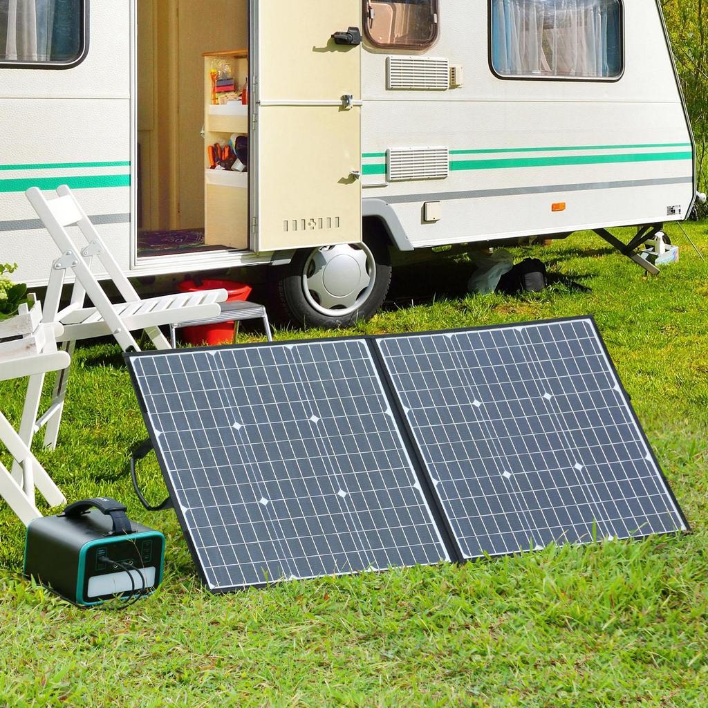 Power Station Power Generator 300W(Peak 600W) SWAREY S160 222Wh Solar Generator Power Bank Charger With 2x 100W Solar Panel