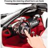 1:24 Huayra Senna Toy Car Spray Supercar Models Metal Diecast Doors Opened Front Wheel Steering Shock Absorption for Kids Gifts