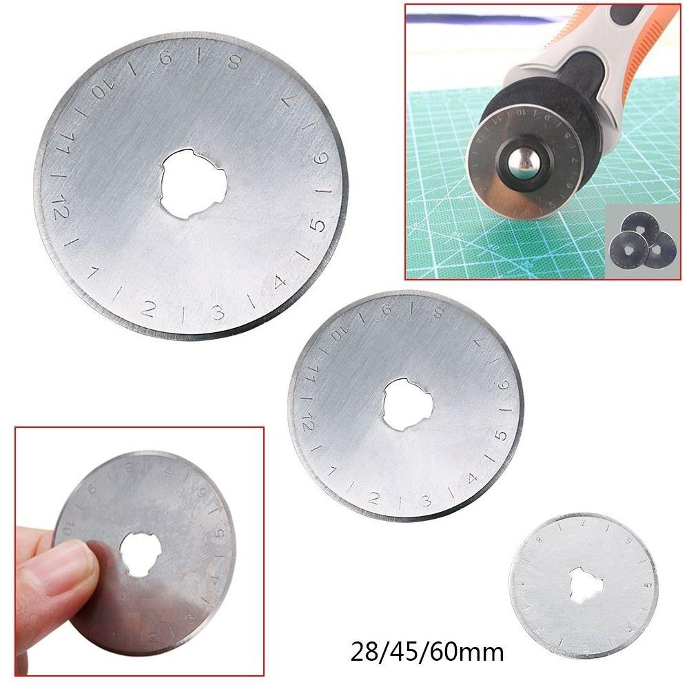 28/45/60 мм запасные части для лоскутных ремесел отрезанные домашние швейные инструменты круглые стальные роторные лезвия