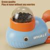 Dog Interactive Treat Dispensing Toy 2-in-1 Whale Design Food Puzzle Slow Feeder for Small Medium Dogs And Cats Mental Stimulation IQ Training