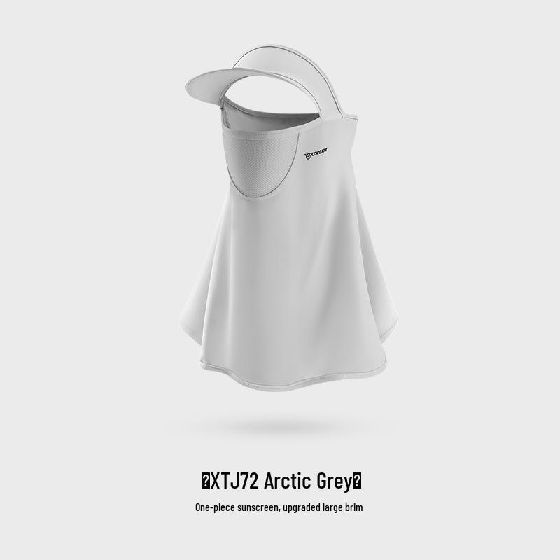 Женская летняя маска для лица из ледяного шелка с защитой от УФ-лучей для велоспорта и гольфа - XTJ91