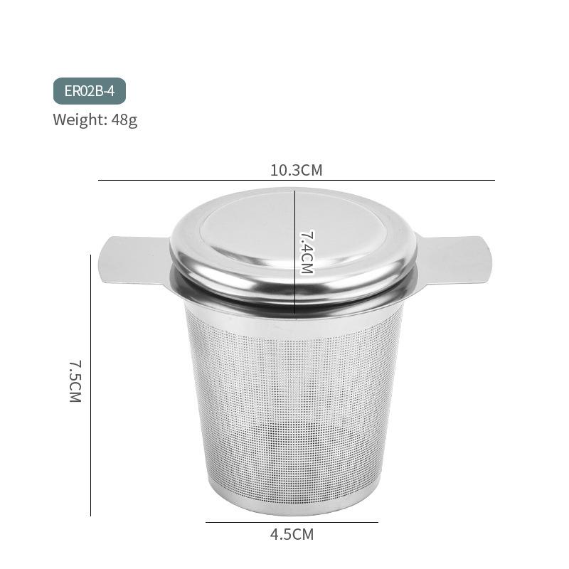 304 Stainless Steel Tea Strainer Reusable Tea Drain Tea Infuser Tea Leaf Spice Tea Filter Kitchen Accessories
